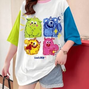 Trendy Loose-Fit Women's T-Shirt