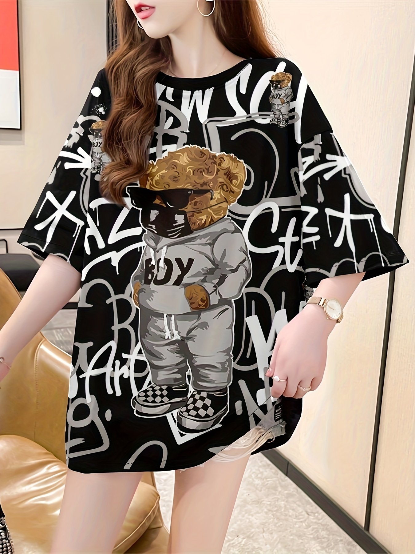 Trendy Loose-Fit Summer T-Shirt - Image 2