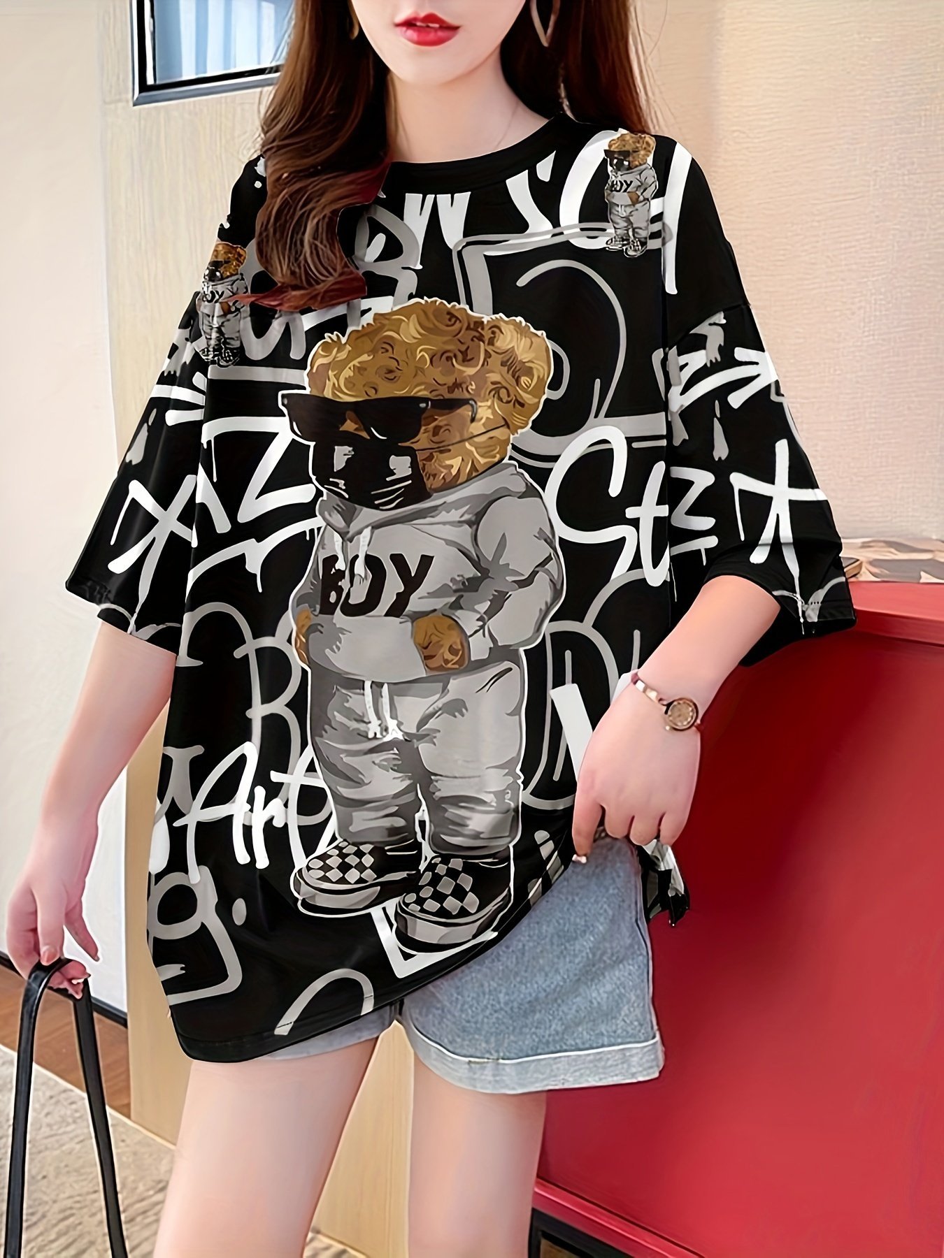Trendy Loose-Fit Summer T-Shirt - Image 4