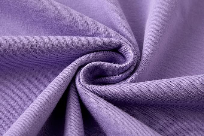 Purple Round Collar Tee - Image 2