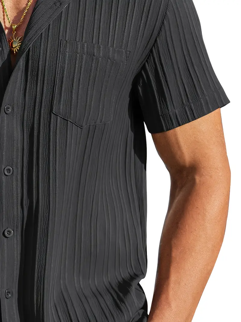 Men's Casual Short Sleeve Shirt - Image 2