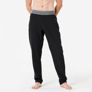 Men's Lightweight Dynamic Yoga Bottoms - Black