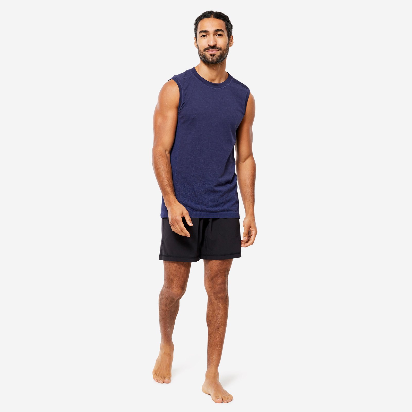 Men's Seamless Yoga Tank Top - Image 2
