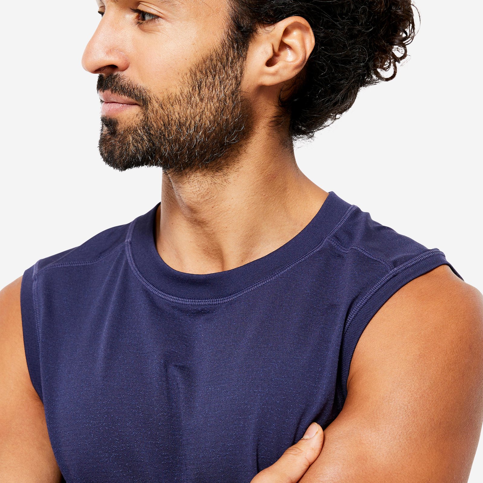 Men's Seamless Yoga Tank Top - Image 3