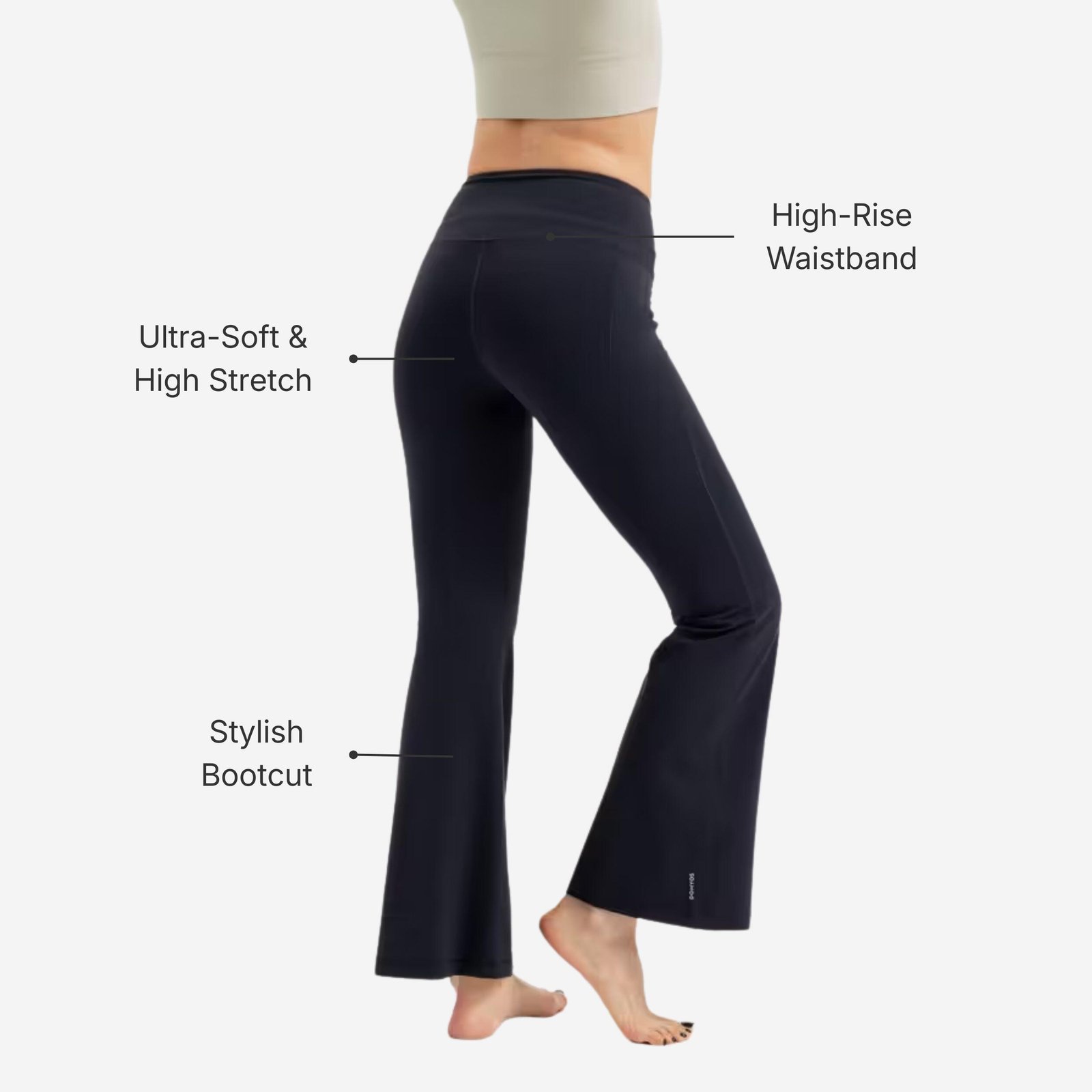 Women's High-Rise Bootcut Pants 520 - Image 2