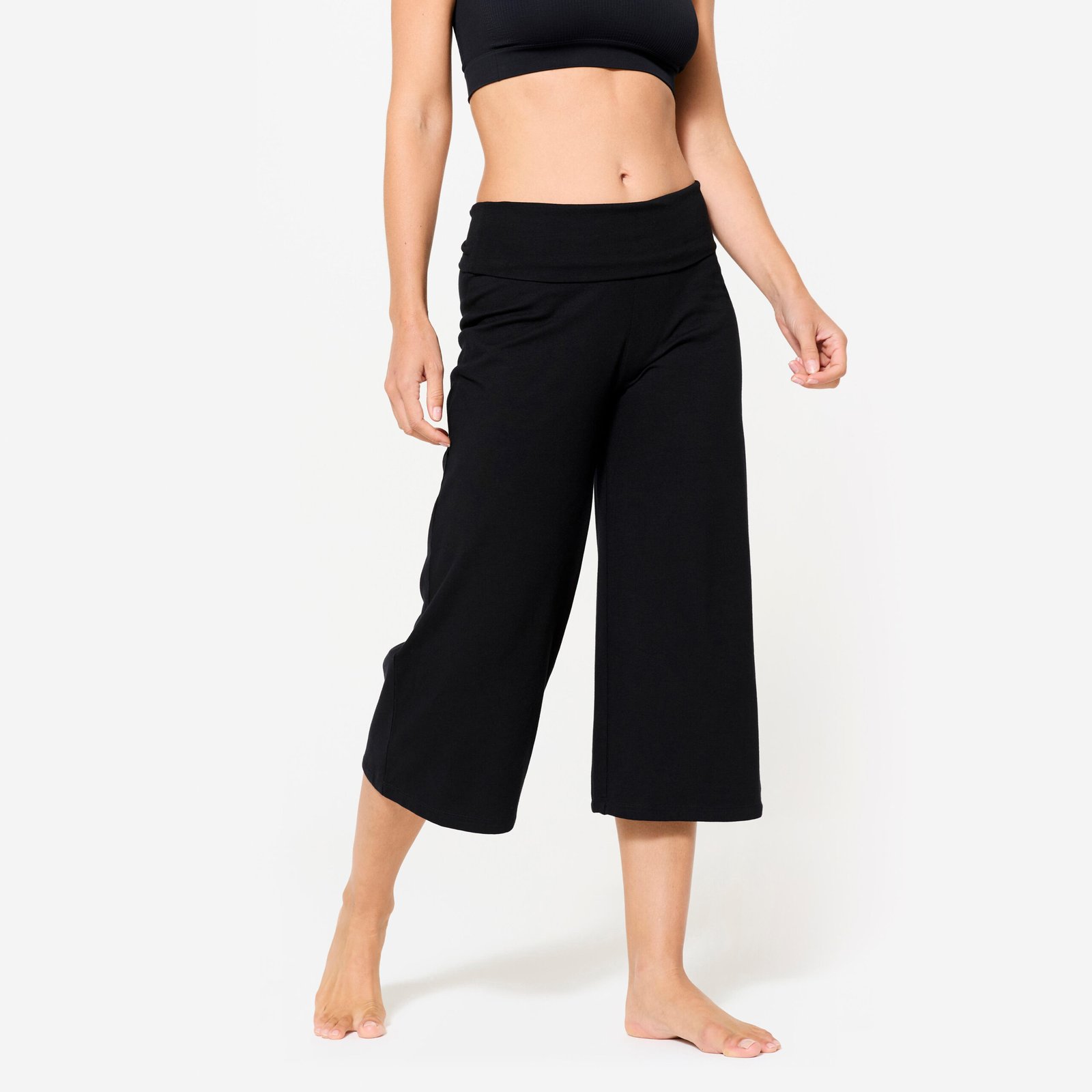 Women's High-Waisted Yoga Capri Pants