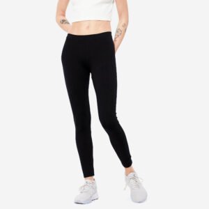 Women's Stretch Pilates Sports Black Leggings - Nyamba