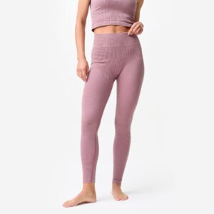 Purple Seamless Yoga Leggings